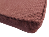 Rosewood Brown Piano Bench Cushion Pad - 14.5" x 33" x 2" - Box Edge Style | Same Day Shipping
