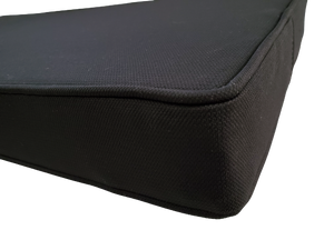 Piano Bench Cushion ~ Ebony Black Color | Choose Size & Thickness