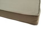 Ivy Green Piano Bench Cushion Pad - 14.5" x 33" x 2" - Box Edge with Piping Trim | Same Day Shipping