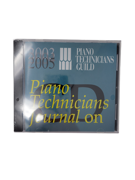 Piano Technicians Guild - Piano Technicians Journal Issues from 2003-2005 on CD