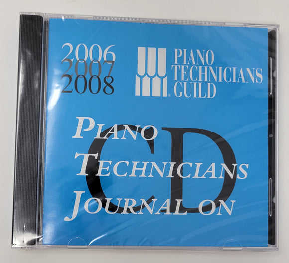 Piano Technicians Guild - Piano Technicians Journal Issues from 2006-2008 on CD