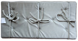 Piano Bench Cushion Pad - 15.5" x 32" x 1" - Stainless Steel Color - Tufted | Same Day Shipping