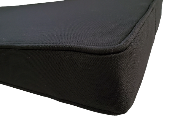 Black Ebony Piano Bench Cushion Pad - 14.5