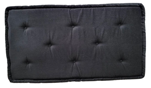 Black Tufted Bench Cushion - 13