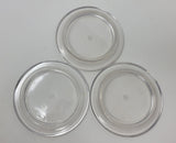Lucite Piano Caster Cups - Transparent Clear - 4.5" Diameter | Set of 3