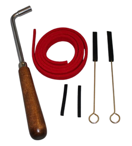 Piano Tuning Kit - Gooseneck Tuning Lever, Temperament Strip & Mutes | Tune Your Own Piano