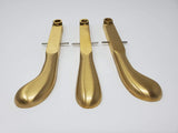 Grand Piano Pedals 9" Solid Brass with Satin Finish