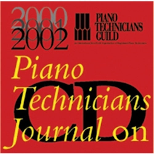 Piano Technicians Guild - 36 Piano Technicians Journal Issues from 2000-2002 on CD
