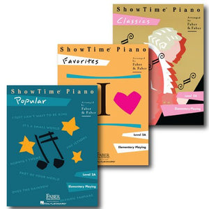 ShowTime® Piano Level 2A - 3 Book Set - Classics, Favorites and Popular