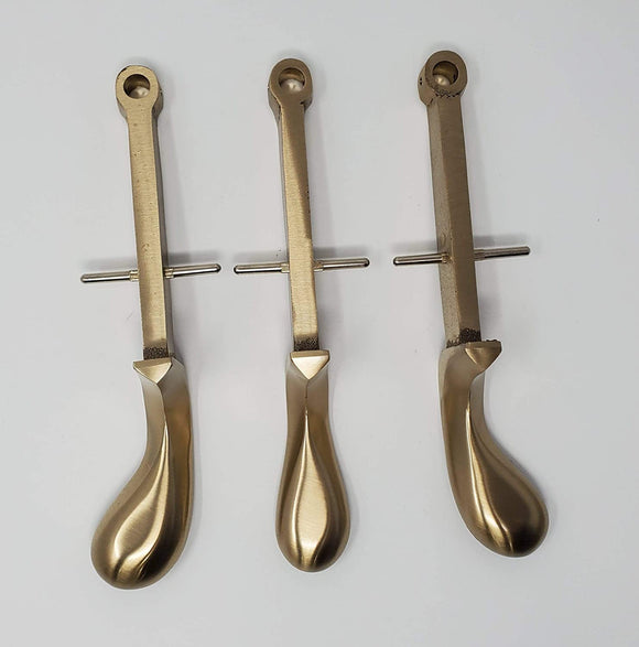 grand piano pedals Grand Piano Pedals 7-3/4" Solid Brass with Satin Finish