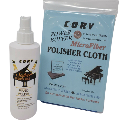 Cory high gloss with polisher cloth