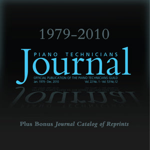 Piano Technicians Guild - Piano Technicians Journal Issues from 1979-2010 on DVD