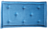 Ocean Crest Blue Piano Bench Cushion Pad 14" x 25" x 1" | Same Day Shipping