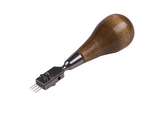 Piano Hammer Voicing Tool With Straight Head Hardwood Handle