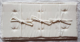 White Tufted Piano Bench Cushion | Same Day Shipping
