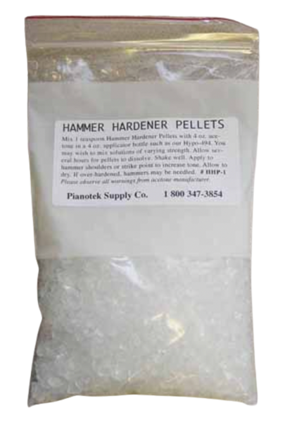 Piano Hammer Hardener Pellets 8 oz Bag